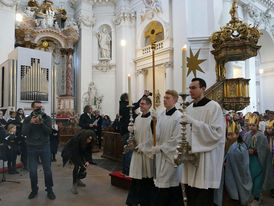 Diözesale Aussendung der Sternsinger im Hohen Dom zu Fulda (Foto:Karl-Franz Thiede)